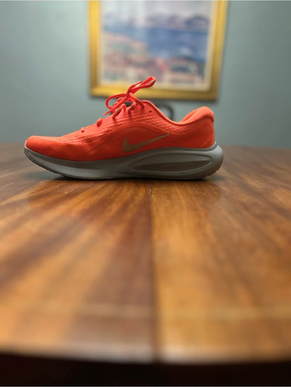 Nike Kids Neon Orange Slip-On Sneakers